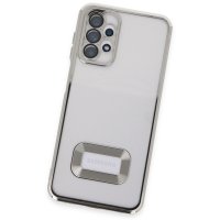 Newface Samsung Galaxy A13 4G Kılıf Slot Silikon - Gümüş