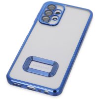 Newface Samsung Galaxy A13 4G Kılıf Slot Silikon - Mavi