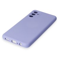 Newface Samsung Galaxy A14 4G Kılıf Nano içi Kadife Silikon - Lila