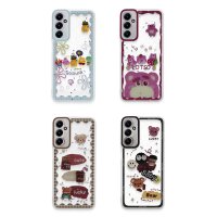 Newface Samsung Galaxy A14 4G Kılıf Sweet Desenli Silikon Kapak - Şeffaf