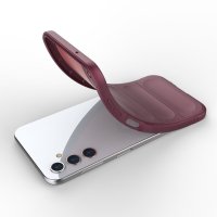 Newface Samsung Galaxy A14 4G Kılıf Optimum Silikon - Bordo