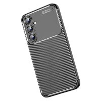 Newface Samsung Galaxy A15 4G Kılıf Auto Focus Karbon Kapak - Siyah