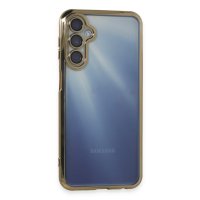 Newface Samsung Galaxy A15 4G Kılıf Razer Lensli Silikon - Gold