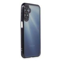 Newface Samsung Galaxy A15 4G Kılıf Razer Lensli Silikon - Mor