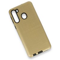 Newface Samsung Galaxy A21 Kılıf YouYou Silikon Kapak - Gold