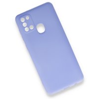 Newface Samsung Galaxy A21S Kılıf First Silikon - Lila