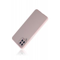Newface Samsung Galaxy A22 Kılıf Glass Kapak - Pembe