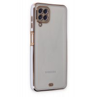 Newface Samsung Galaxy A22 Kılıf Liva Silikon - Lila