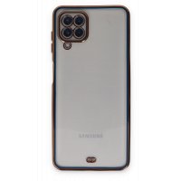 Newface Samsung Galaxy M22 Kılıf Liva Silikon - Mavi