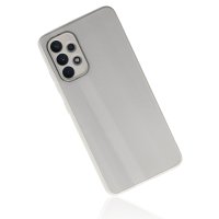 Newface Samsung Galaxy A23 4G Kılıf Glass Kapak - Beyaz