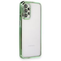 Newface Samsung Galaxy A23 4G Kılıf Razer Lensli Silikon - Yeşil