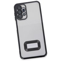 Newface Samsung Galaxy A23 4G Kılıf Slot Silikon - Siyah