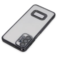 Newface Samsung Galaxy A23 4G Kılıf Slot Silikon - Siyah