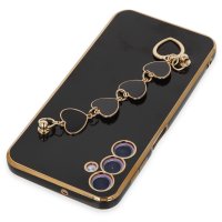 Newface Samsung Galaxy A24 4G Kılıf Esila Silikon - Siyah
