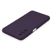 Newface Samsung Galaxy A24 4G Kılıf Nano içi Kadife Silikon - Mor