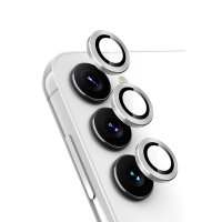 Newface Samsung Galaxy A24 4G Valdez Metal Kamera Lens - Gümüş