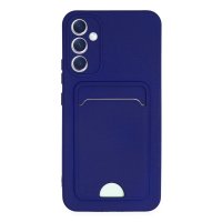 Newface Samsung Galaxy A25 5G Kılıf Kelvin Kartvizitli Silikon - Lacivert