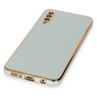 Newface Samsung Galaxy A30S Kılıf Volet Silikon - Açık Yeşil