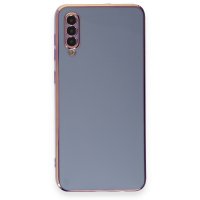 Newface Samsung Galaxy A30S Kılıf Volet Silikon - Mavi