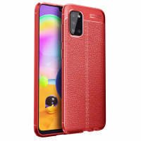Newface Samsung Galaxy A31 Kılıf Auto Focus Kapak - Kırmızı