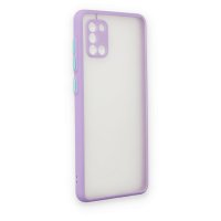 Newface Samsung Galaxy A31 Kılıf Montreal Silikon Kapak - Mor