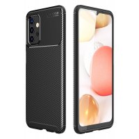 Newface Samsung Galaxy A32 5G Kılıf Auto Focus Karbon Kapak - Siyah