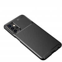 Newface Samsung Galaxy A32 5G Kılıf Focus Karbon Silikon - Siyah