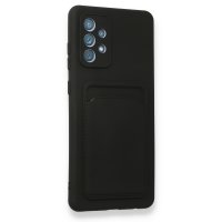 Newface Samsung Galaxy A33 5G Kılıf Kelvin Kartvizitli Silikon - Siyah