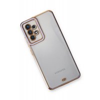 Newface Samsung Galaxy A32 Kılıf Liva Lens Silikon - Lila