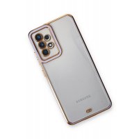 Newface Samsung Galaxy A52S Kılıf Liva Lens Silikon - Lila