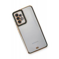 Newface Samsung Galaxy A52S Kılıf Liva Lens Silikon - Yeşil