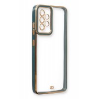 Newface Samsung Galaxy A52S Kılıf Liva Lens Silikon - Yeşil