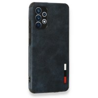 Newface Samsung Galaxy A32 Kılıf Loop Deri Silikon - Lacivert