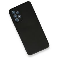Newface Samsung Galaxy A32 Kılıf Nano içi Kadife Silikon - Siyah