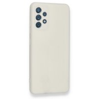 Newface Samsung Galaxy A32 Kılıf Nano içi Kadife  Silikon - Beyaz