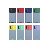 Newface Samsung Galaxy A32 Kılıf Platin Kamera Koruma Silikon - Açık Yeşil