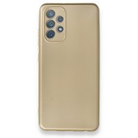 Newface Samsung Galaxy A32 Kılıf First Silikon - Gold