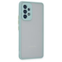 Newface Samsung Galaxy A33 5G Kılıf Montreal Silikon Kapak - Turkuaz