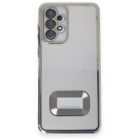 Newface Samsung Galaxy A33 5G Kılıf Slot Silikon - Gümüş