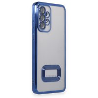 Newface Samsung Galaxy A33 5G Kılıf Slot Silikon - Mavi