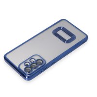 Newface Samsung Galaxy A33 5G Kılıf Slot Silikon - Mavi