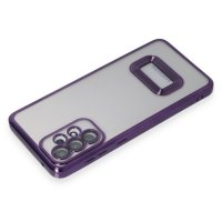 Newface Samsung Galaxy A33 5G Kılıf Slot Silikon - Mor