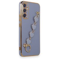 Newface Samsung Galaxy A34 5G Kılıf Esila Silikon - Gri