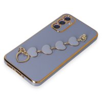 Newface Samsung Galaxy A34 5G Kılıf Esila Silikon - Gri