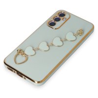 Newface Samsung Galaxy A34 5G Kılıf Esila Silikon - Su Yeşili