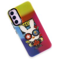 Newface Samsung Galaxy A34 5G Kılıf Estoril Desenli Kapak - Estoril - 10