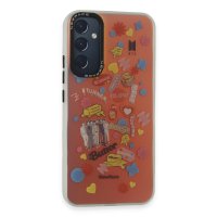 Newface Samsung Galaxy A34 5G Kılıf Estoril Desenli Kapak - Estoril - 16