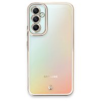 Newface Samsung Galaxy A34 5G Kılıf Liva Lens Silikon - Beyaz