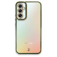 Newface Samsung Galaxy A34 5G Kılıf Liva Lens Silikon - Yeşil