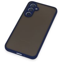 Newface Samsung Galaxy A34 5G Kılıf Montreal Silikon Kapak - Lacivert